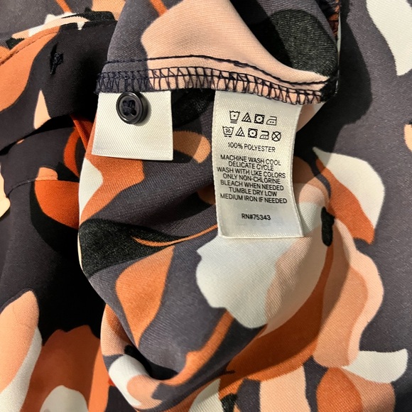 Rachel Zoe Pink and White‎ Long Sleeve Shirt Dress - Picture 3 of 5